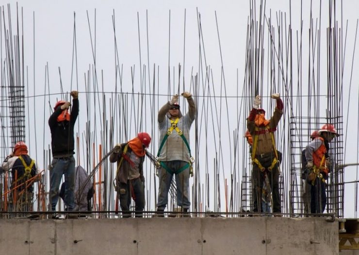 obreros de la construccion